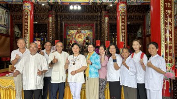 太昊殿恭迎高雄佛國慈元宮諸位道親蒞臨會靈參香